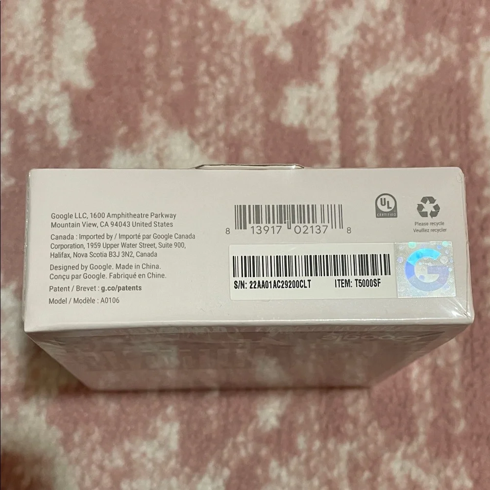 NIB! Google Nest Temperature Sensor